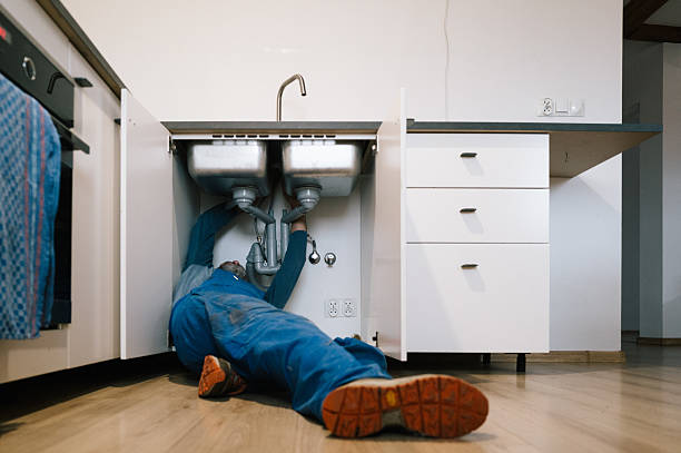 Professional Pipe Repair technician working in Polk, PA